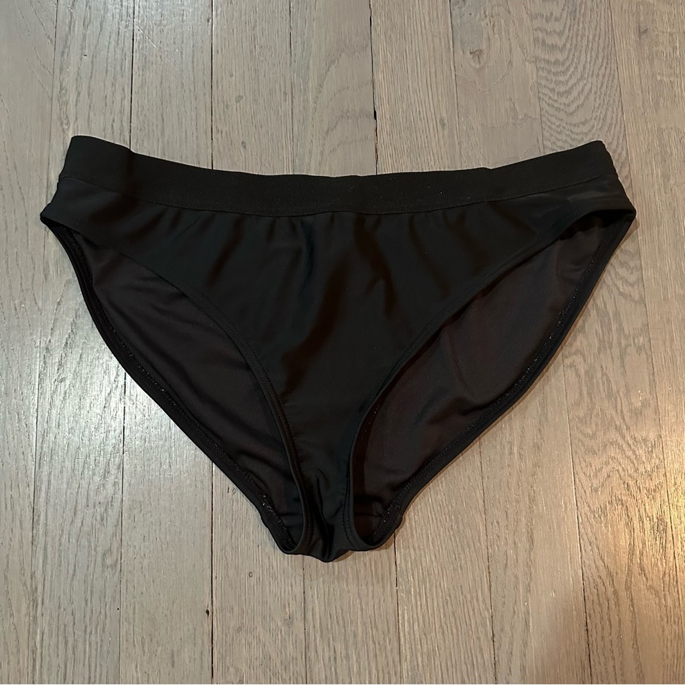 Wolf & Whistle Swimwear Black Bikini Bathing Suit Bottom
